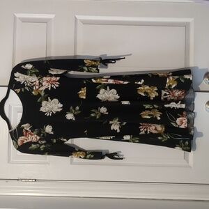 Dex floral mini dress